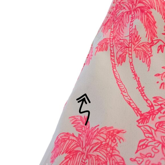 Lilly Pulitzer Luxletic Malaga Skort Toile UPF 50+ Pink White 6 - Picture 7 of 11